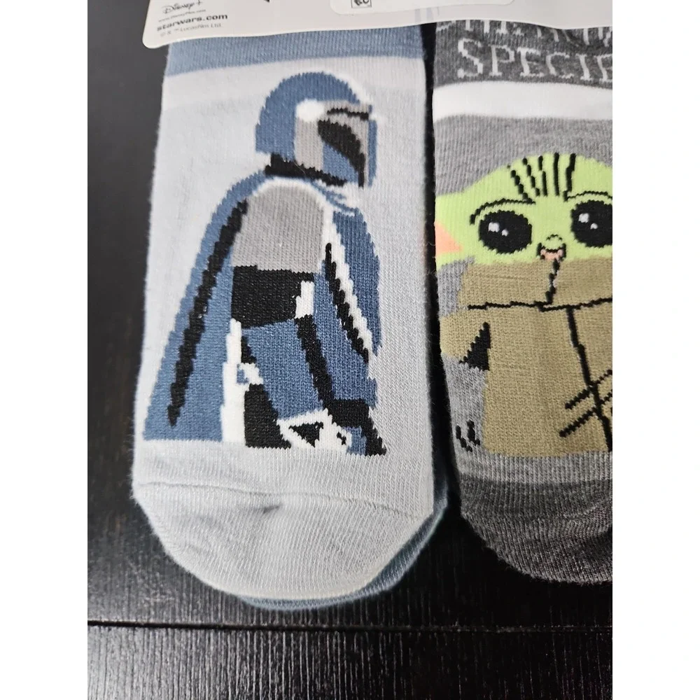 Disney Star Wars Womens Shoe Size 4-10  Graphic No Show Socks 10 Pairs New 1623
